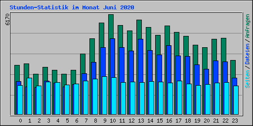 Stunden-Statistik im Monat Juni 2020